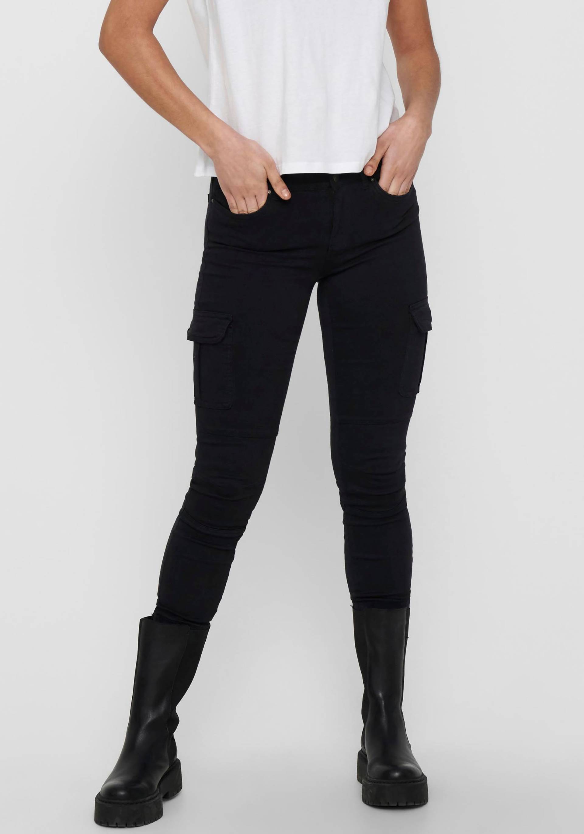 ONLY Cargohose »ONLMISSOURI REG ANK CARGO PNT NOOS«, mit Stretchsäumen ONLY Cargohose »ONLMISSOURI REG ANK CARGO PNT NOOS«, mit Stretchsäumen von Only
