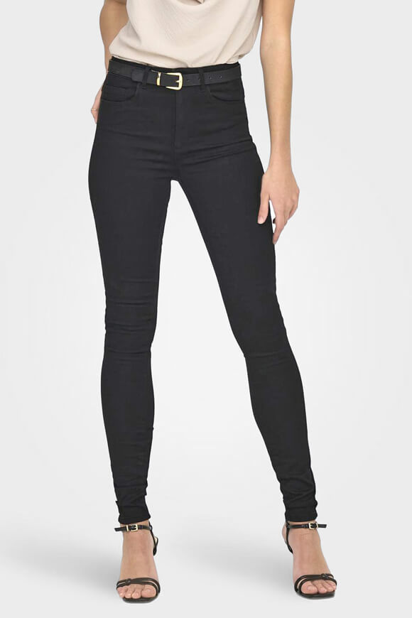 Only High Waist Skinny Fit Jeans L32 | Black | Damen  | L/32 von Only