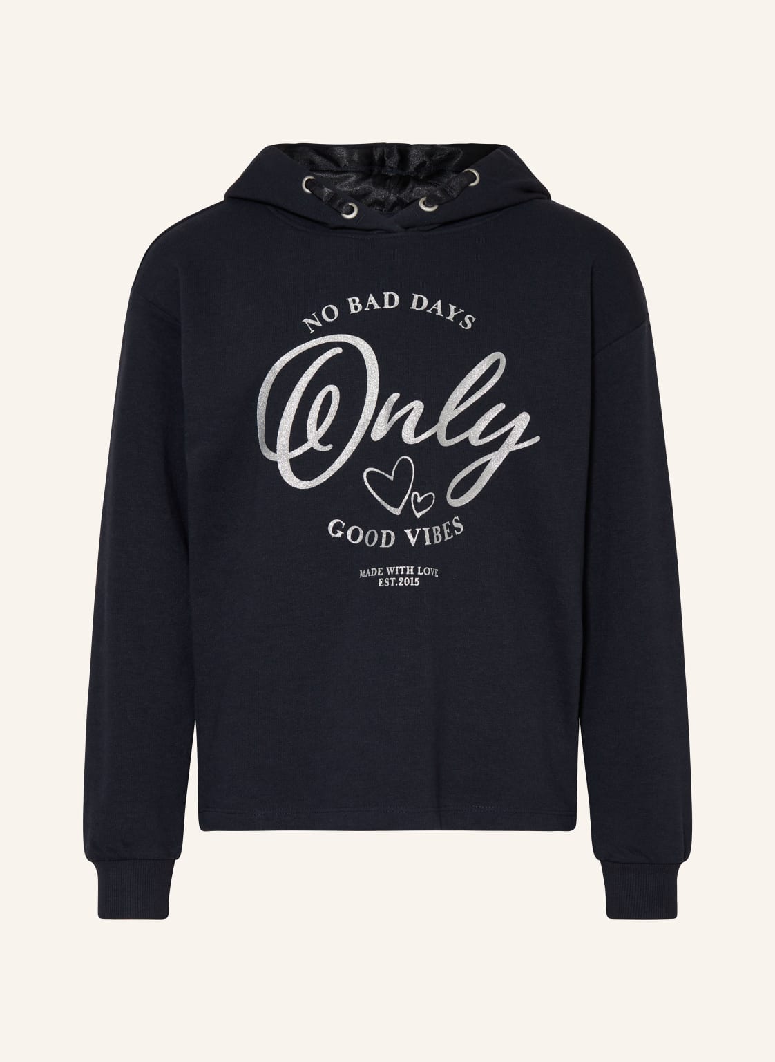 Only Hoodie blau von Only