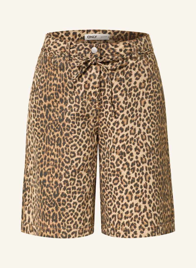 Only Jeans-Bermudas braun von Only