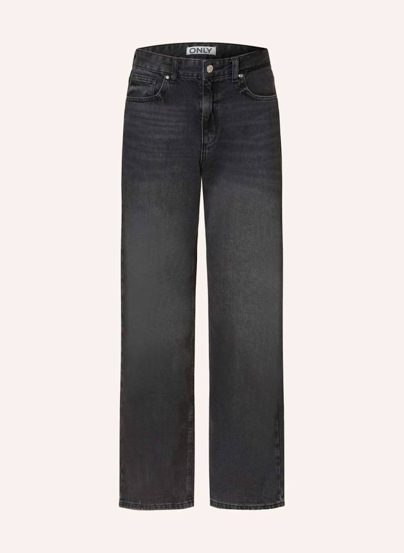 Only Straight Jeans schwarz von Only