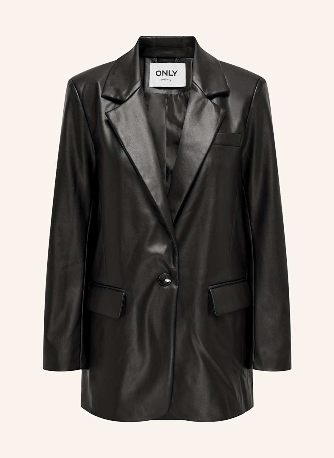 Only Lederblazer schwarz Only Lederblazer schwarz von Only