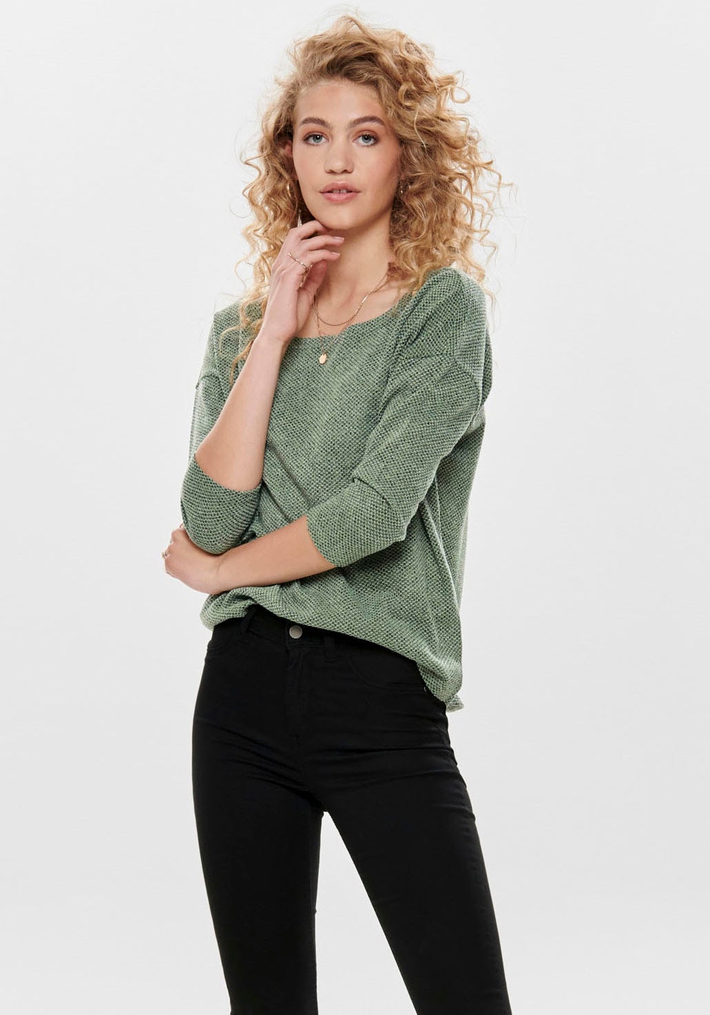 ONLY 3/4-Arm-Shirt »ONLALBA« von ONLY