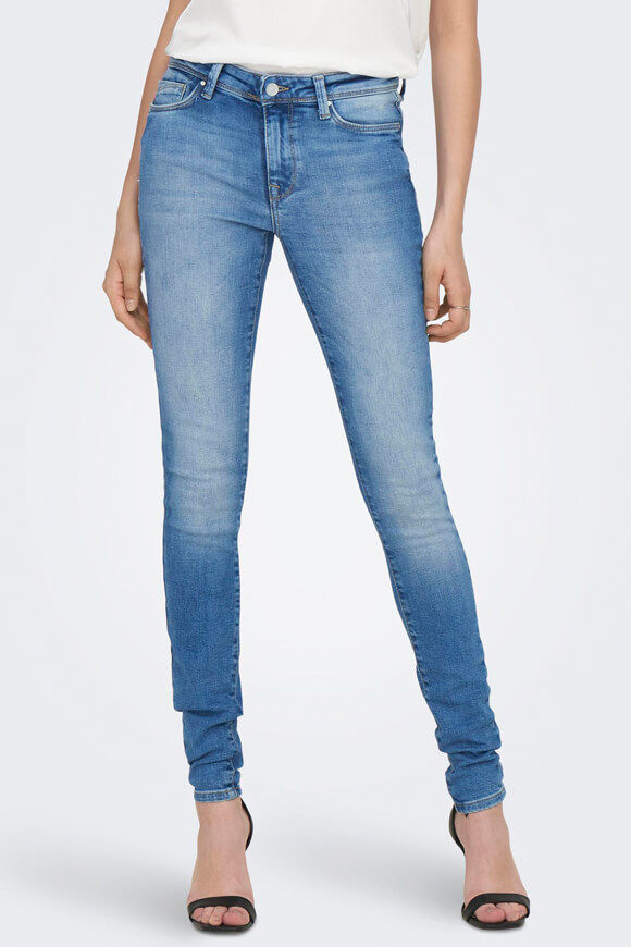 Only Shape-up Skinny Jeans L30 | Light Medium Blue | Damen  | 27/30 von Only