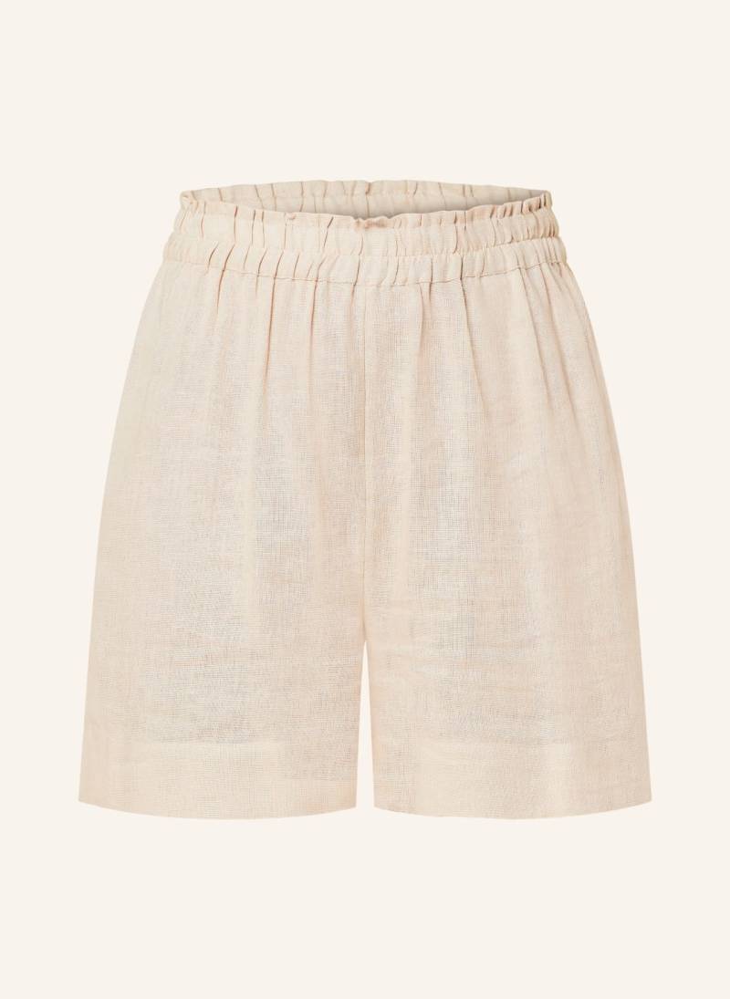 Only Shorts Mit Leinen beige von Only