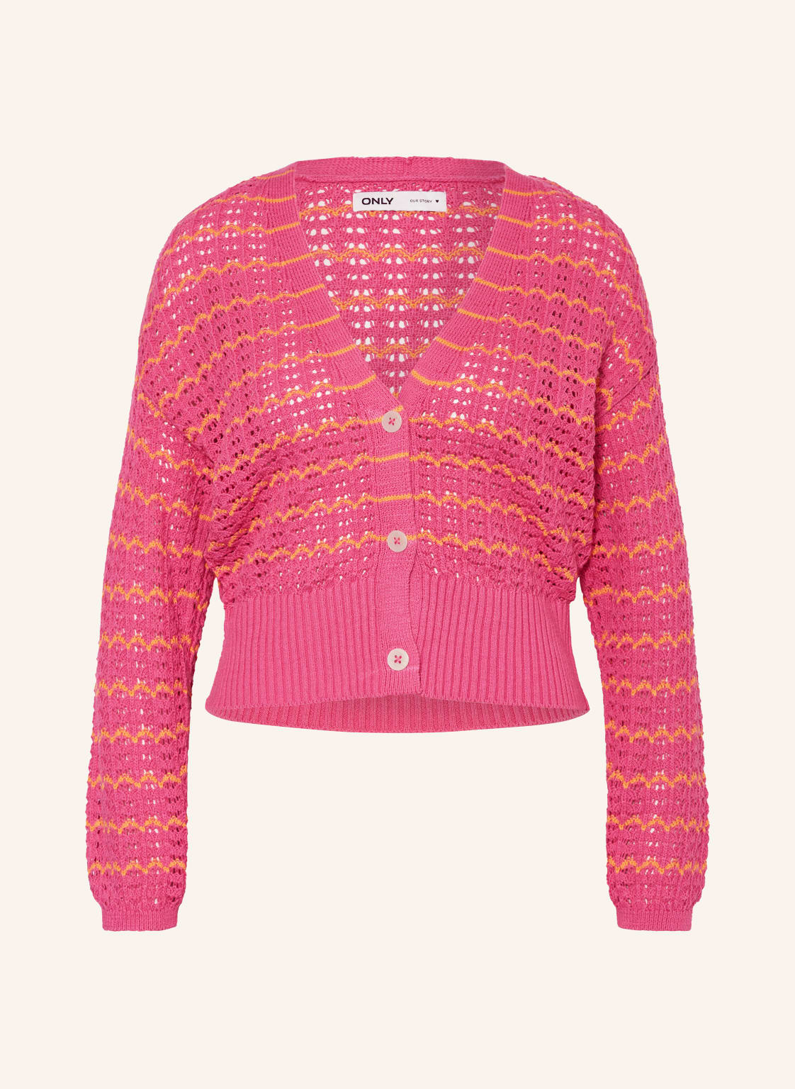 Only Strickjacke pink von Only