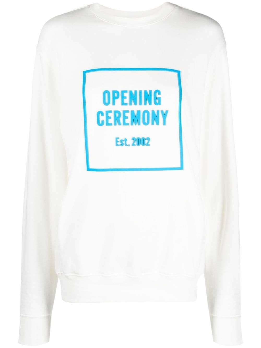 Opening Ceremony 3D box logo relaxed sweatshirt - White von Opening Ceremony