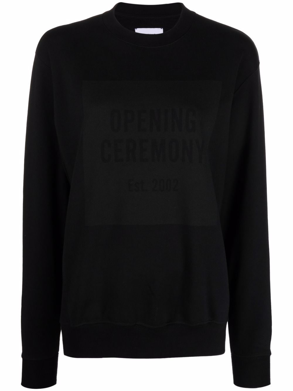 Opening Ceremony box-logo crew-neck sweatshirt - Black von Opening Ceremony
