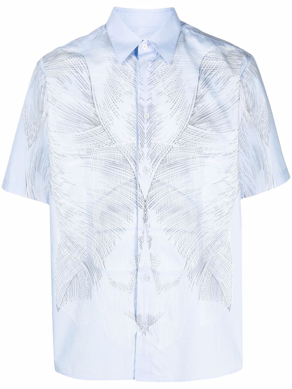 Opening Ceremony muscle print shirt - Blue von Opening Ceremony