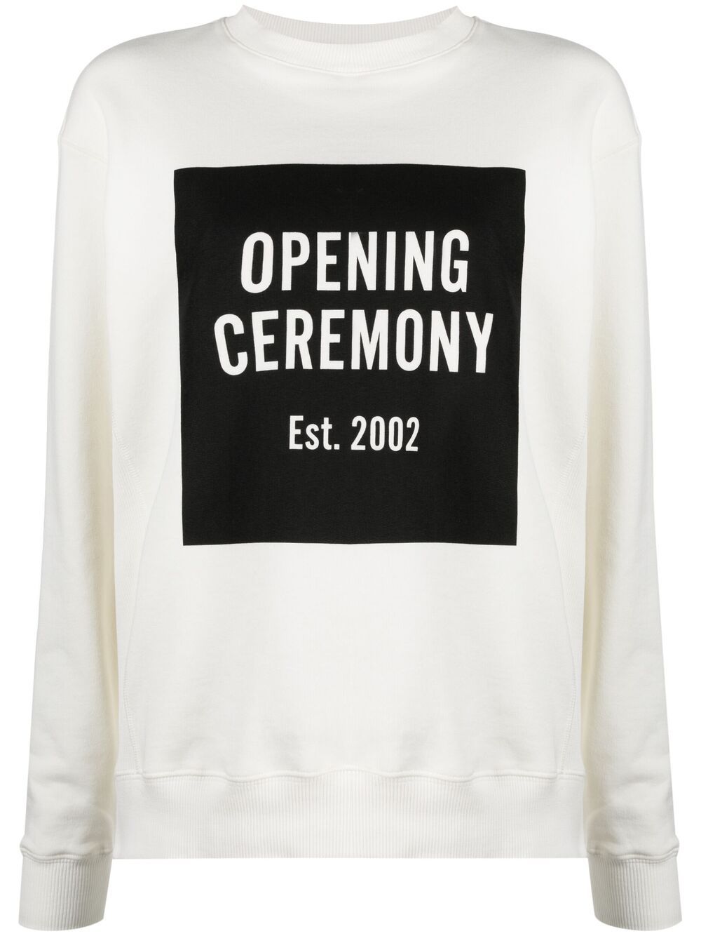 Opening Ceremony box-logo sweatshirt - White von Opening Ceremony