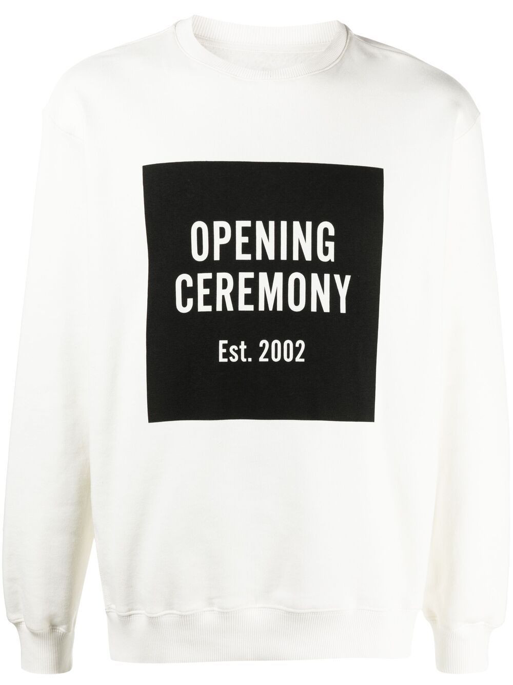 Opening Ceremony box-logo sweatshirt - White von Opening Ceremony