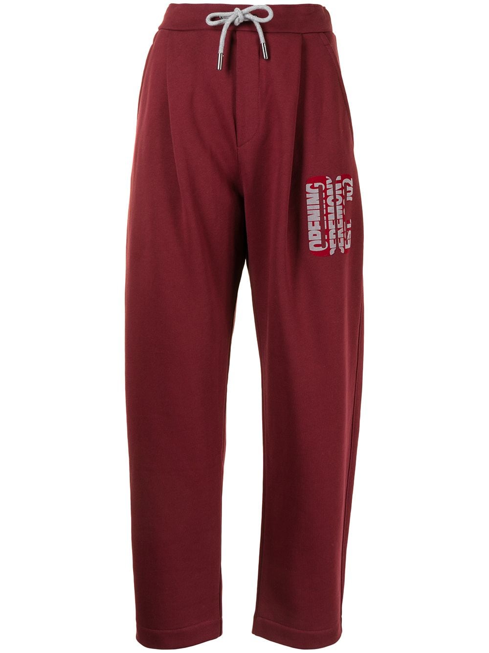 Opening Ceremony logo-print track pants - Red von Opening Ceremony