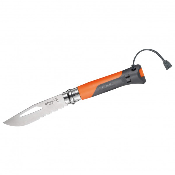 Opinel - Outdoormesser Nr. 8 - Messer Gr 8,5 cm grau/weiß von Opinel