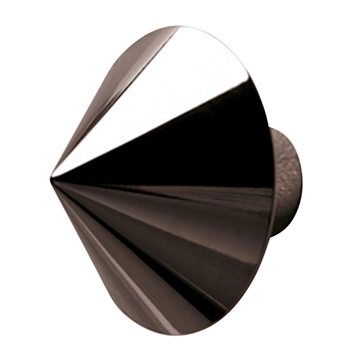Borchia Wand-Kleiderablage 2er-Set, Ausführung nickel schwarz von Opinion Ciatti