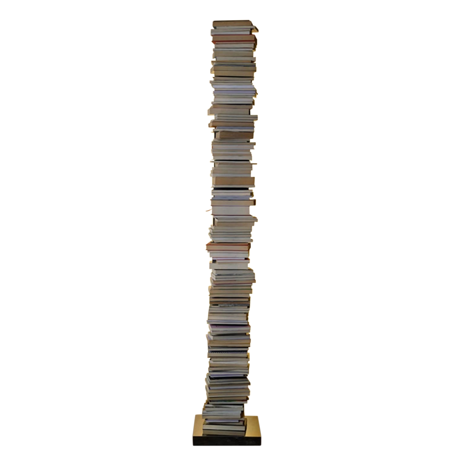 Ptolomeo Luce Bücherregal, Grösse h. 160 cm, Ausführung weiss / edelstahl - wx von Opinion Ciatti