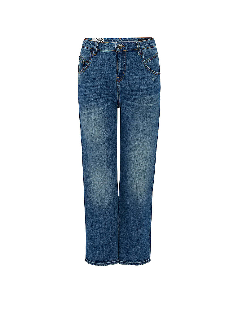 OPUS Jeans Flared Fit 7/8 LANI TWIST blau | 34/L26 von Opus