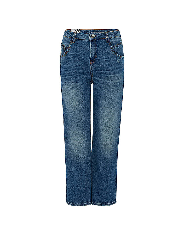 OPUS Jeans Flared Fit 7/8 LANI TWIST blau | 34/L28 von Opus