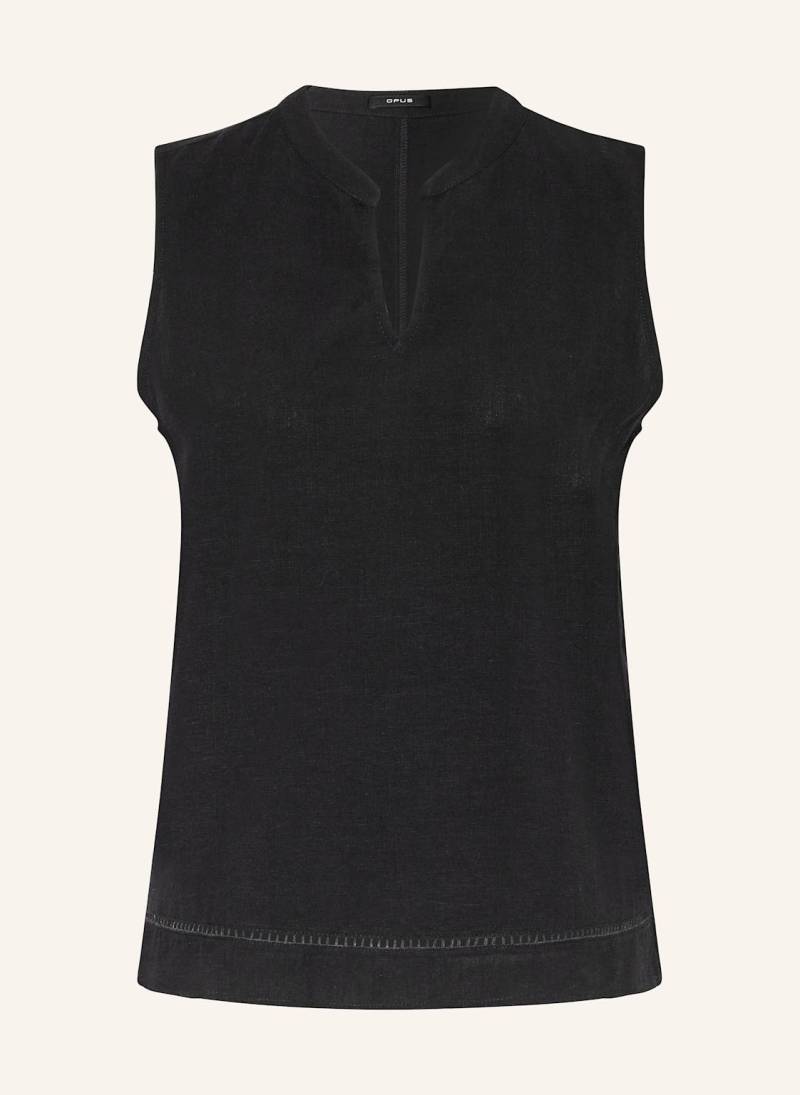 Opus Blusentop Farbicia schwarz von Opus