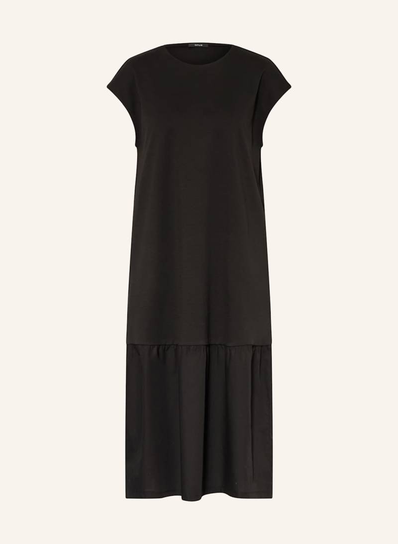 Opus Kleid Welin Im Materialmix schwarz von Opus