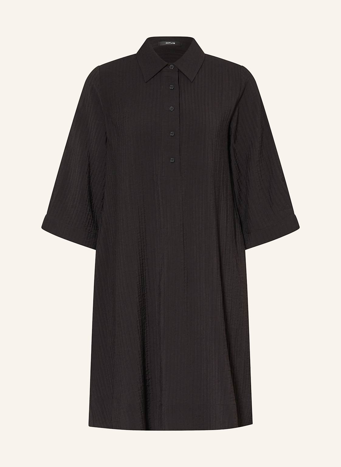 Opus Kleid Womara Mit 3/4-Arm schwarz Opus Kleid Womara Mit 3/4-Arm schwarz von Opus