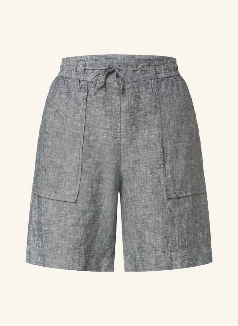 Opus Leinenshorts Melane blau von Opus