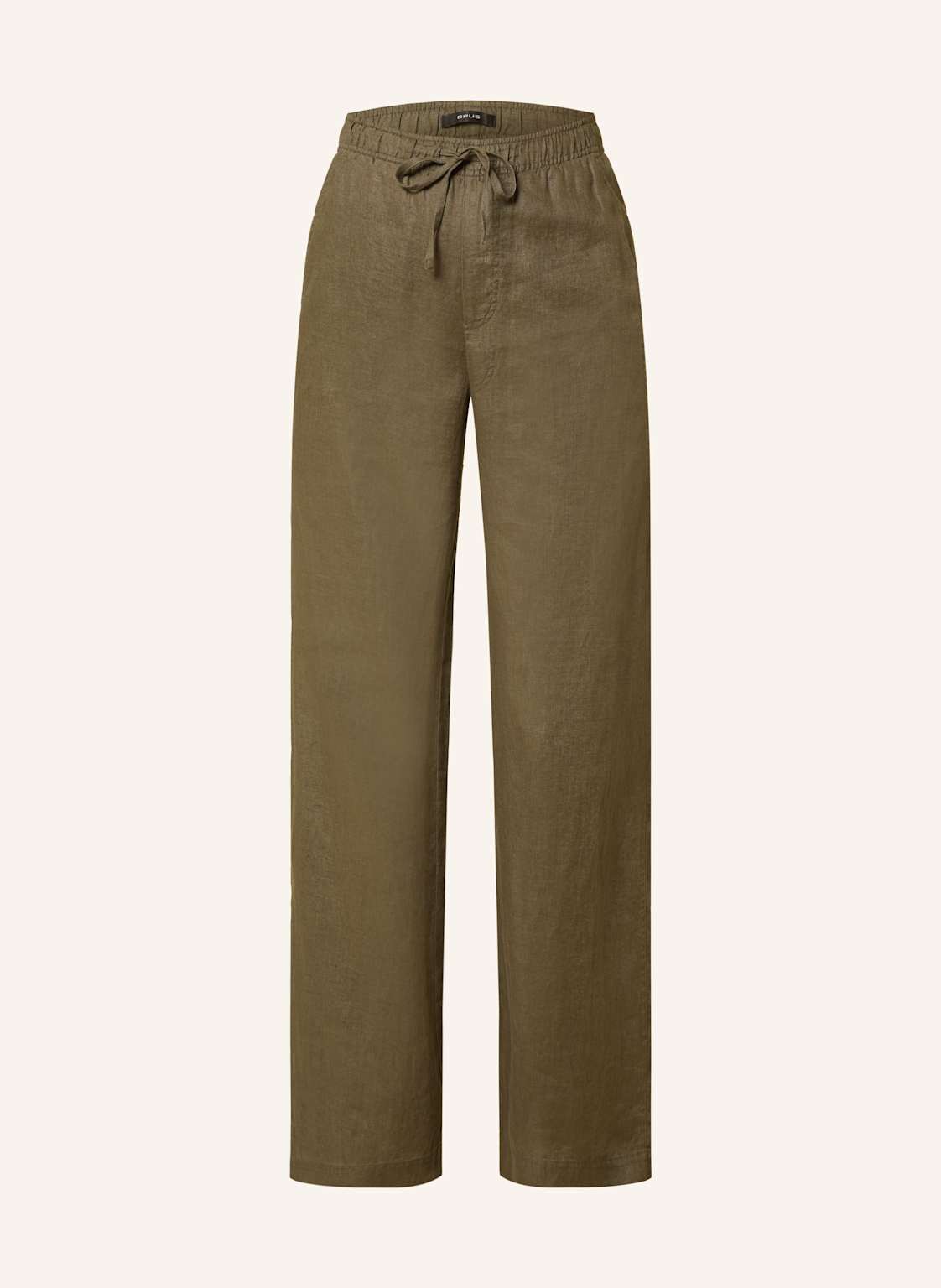 Opus Marlenehose Mileni Aus Leinen gruen Opus Marlenehose Mileni Aus Leinen gruen von Opus