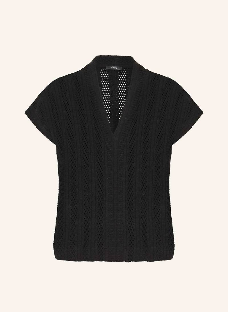 Opus Strickshirt Saniela schwarz von Opus