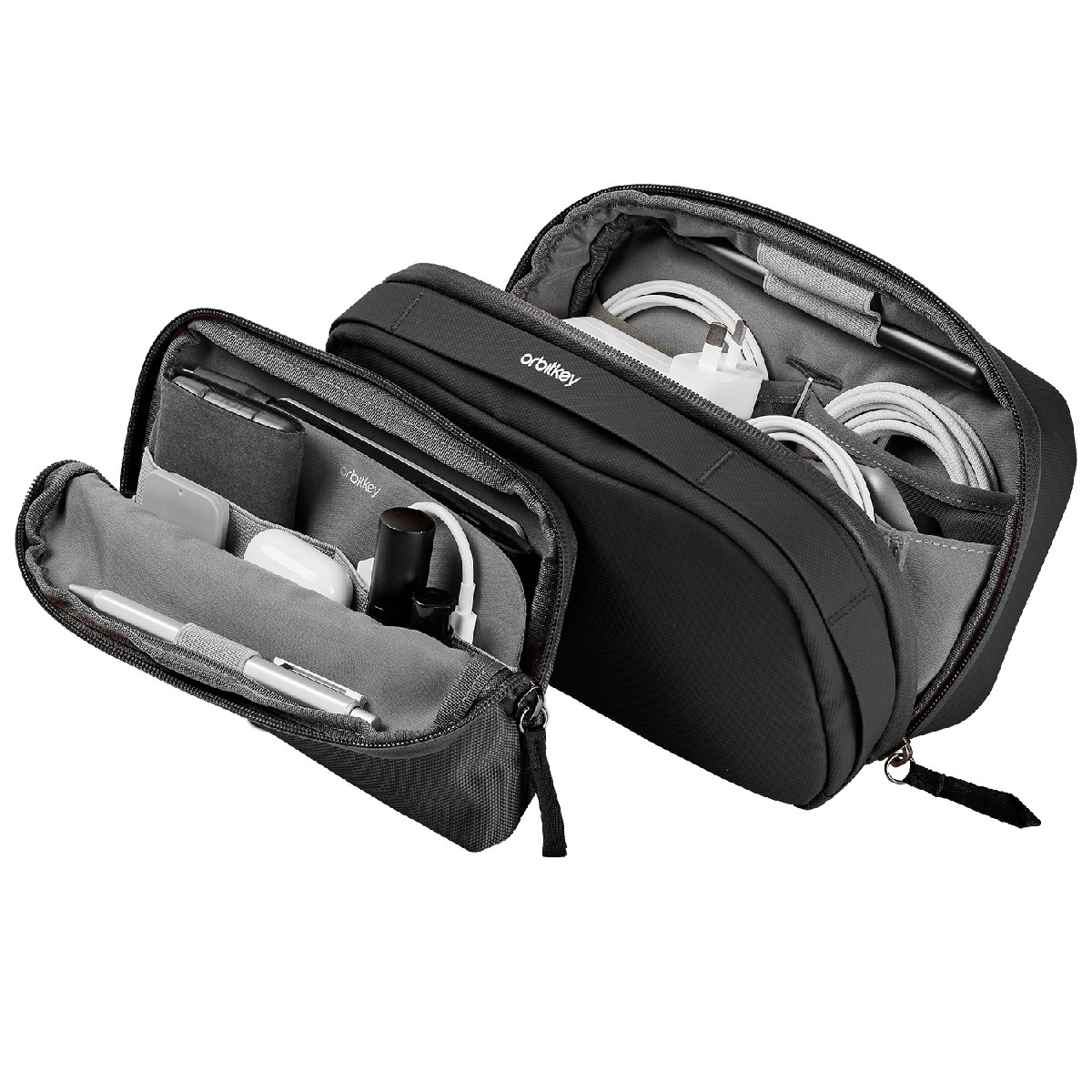 2-in-1 Tech Pouch in Schwarz 2-in-1 Tech Pouch in Schwarz von Orbitkey
