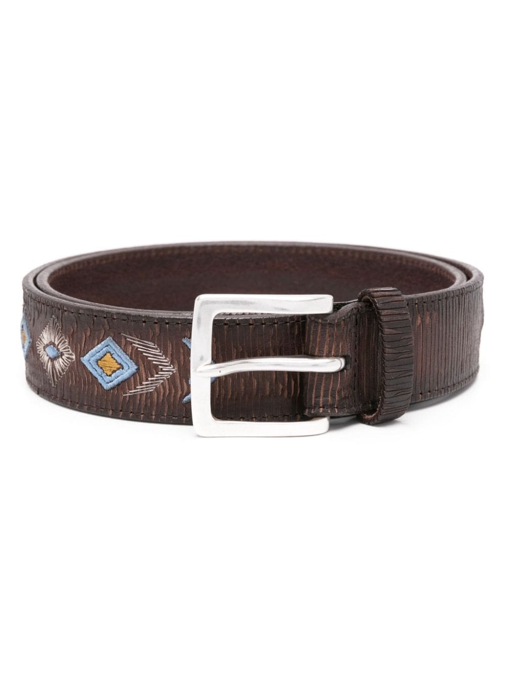 Orciani Blade Lakota leather belt - Brown von Orciani