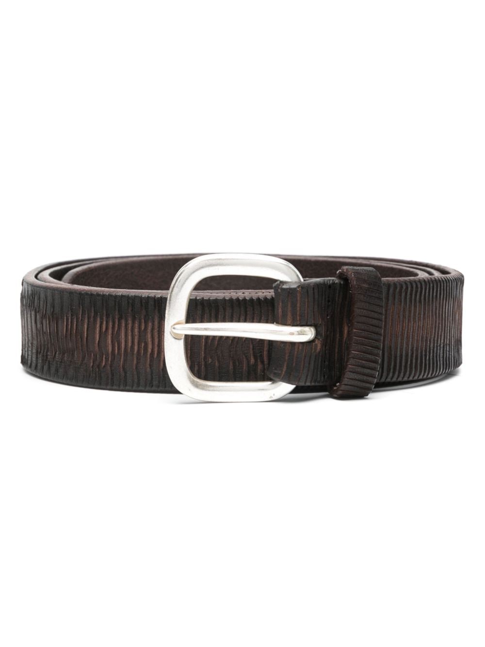 Orciani Blade leather belt - Brown von Orciani