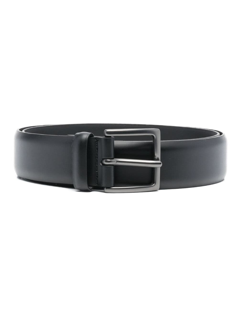 Orciani buckle-fastening leather belt - Black von Orciani