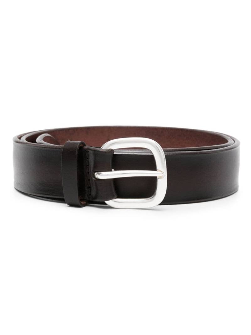 Orciani buckled leather belt - Brown von Orciani