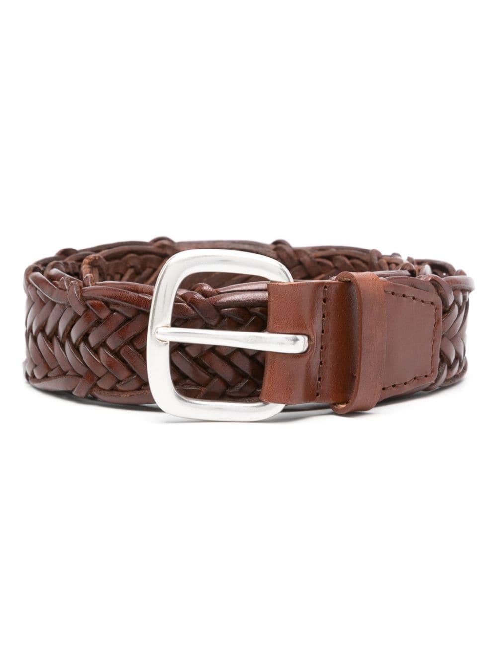 Orciani interwoven-design belt - Brown von Orciani