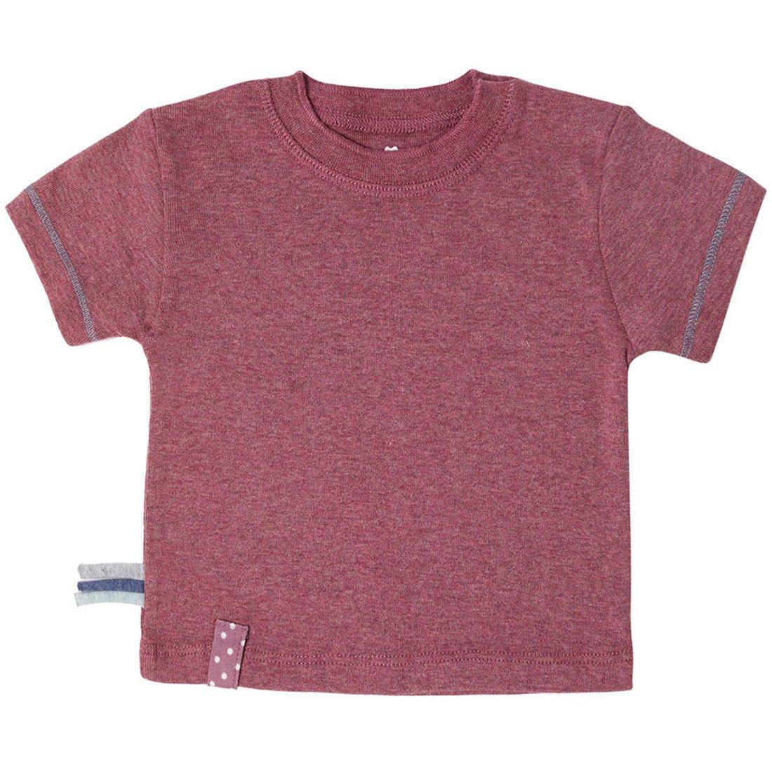 T-shirt Unisex Bordeaux 0-3M von OrganicEra