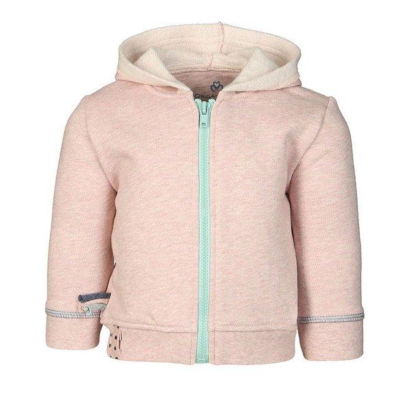 Kapuzen-sweatjacke Aus Bio-baumwolle Unisex Rosa 0-3M von OrganicEra