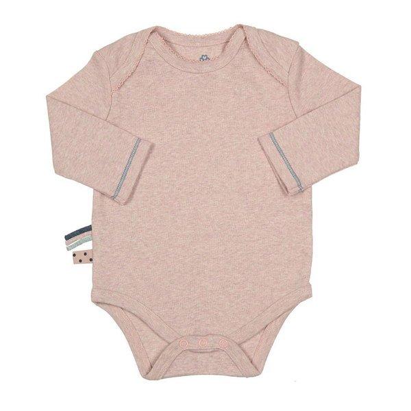 Langarm-body Unisex Rosa 0-3M von OrganicEra