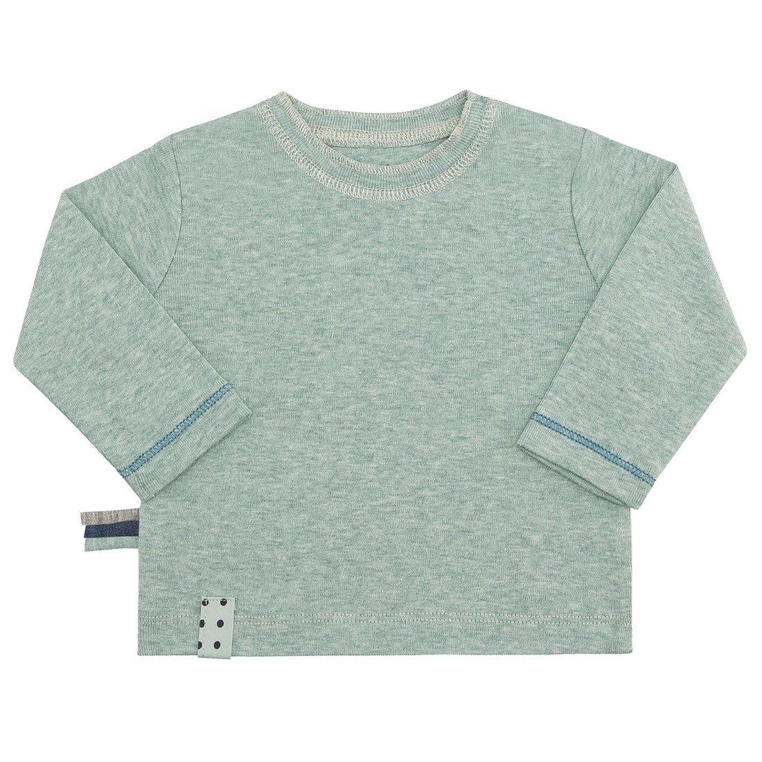 Langarm-shirt Unisex Pastellgrün 0-3M von OrganicEra