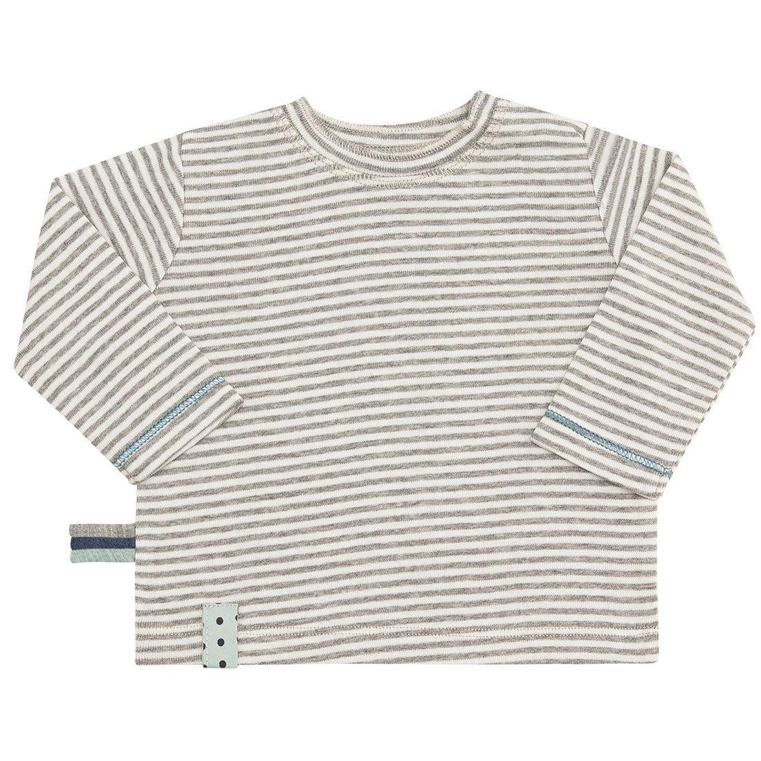 Langarm-shirt Unisex Taubengrau 0-3M von OrganicEra