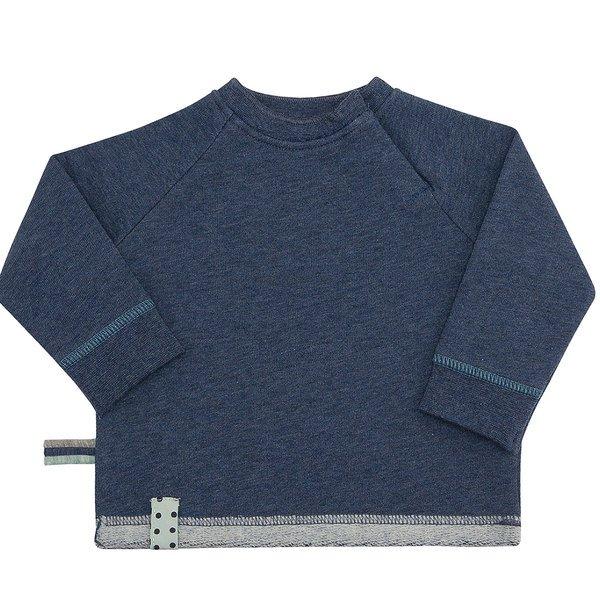 Sweatshirt Aus Bio-baumwolle Unisex Indigo 3-6M von OrganicEra