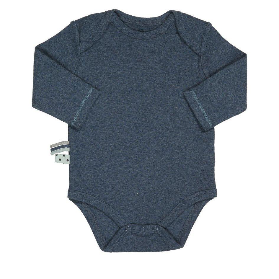 Langarm-body Unisex Indigo 3-6M von OrganicEra