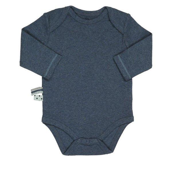 Langarm-body Unisex Indigo 6-12 mesi von OrganicEra