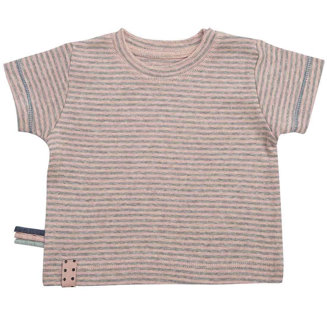 T-shirt Unisex Rosa 0-3M von OrganicEra