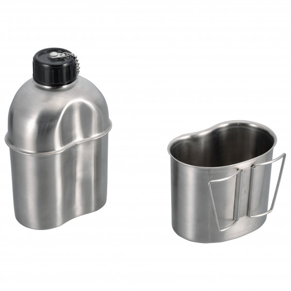 Origin Outdoors - Edelstahl Feldflasche - Trinkflasche Gr 1,2 l grau Origin Outdoors - Edelstahl Feldflasche - Trinkflasche Gr 1,2 l grau von Origin Outdoors