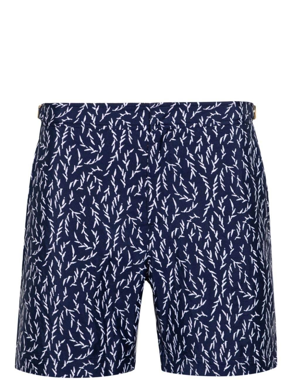 Orlebar Brown Bulldog patterned-jacquard swim shorts - Blue von Orlebar Brown