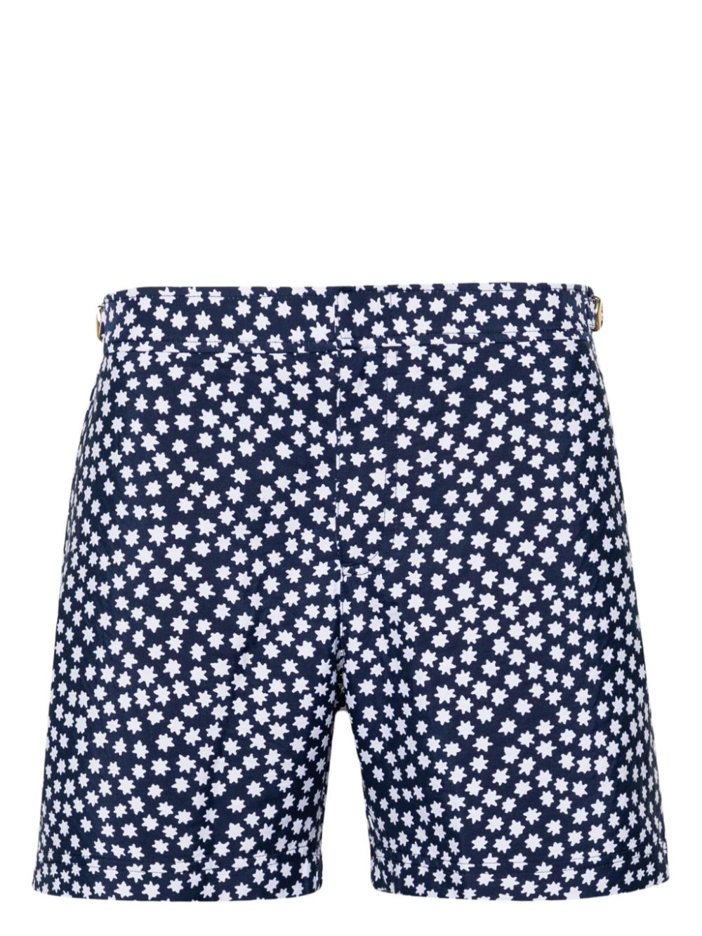 Orlebar Brown Bulldog star-print swim shorts - Blue von Orlebar Brown