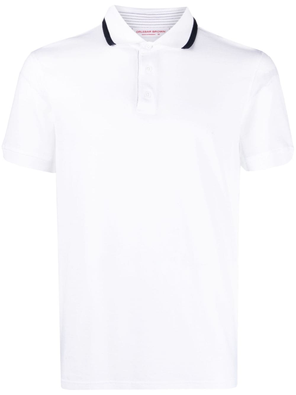 Orlebar Brown Dominic stripe-trim polo shirt - White von Orlebar Brown