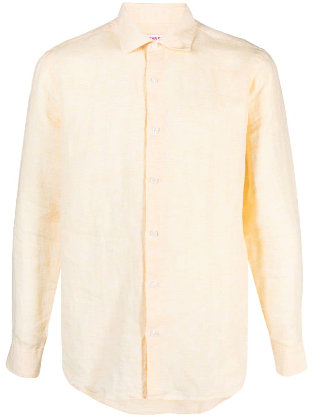Orlebar Brown Giles long-sleeve linen shirt - Yellow von Orlebar Brown