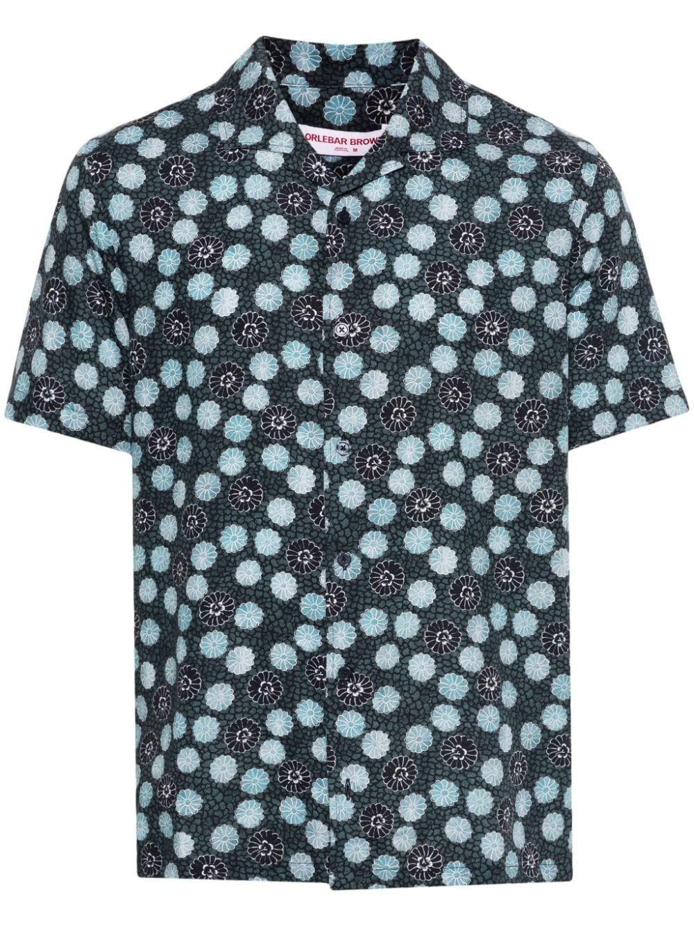 Orlebar Brown Hibbert floral-print shirt - Blue von Orlebar Brown