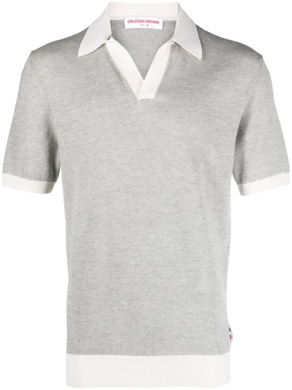 Orlebar Brown Horton short-sleeved polo shirt - Grey von Orlebar Brown