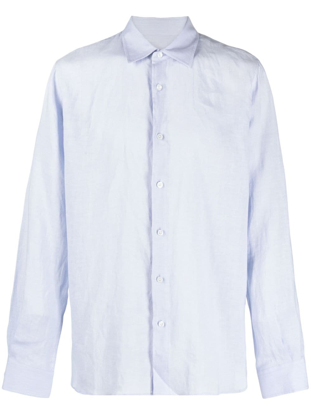 Orlebar Brown Justin linen shirt - Blue von Orlebar Brown